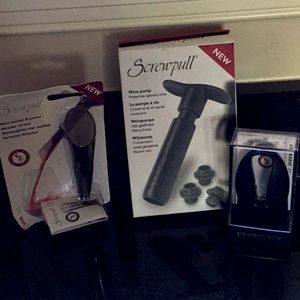 🍷 Wine SET. Foil cutter, Aerator for better flavor, pump out air, stoppers
